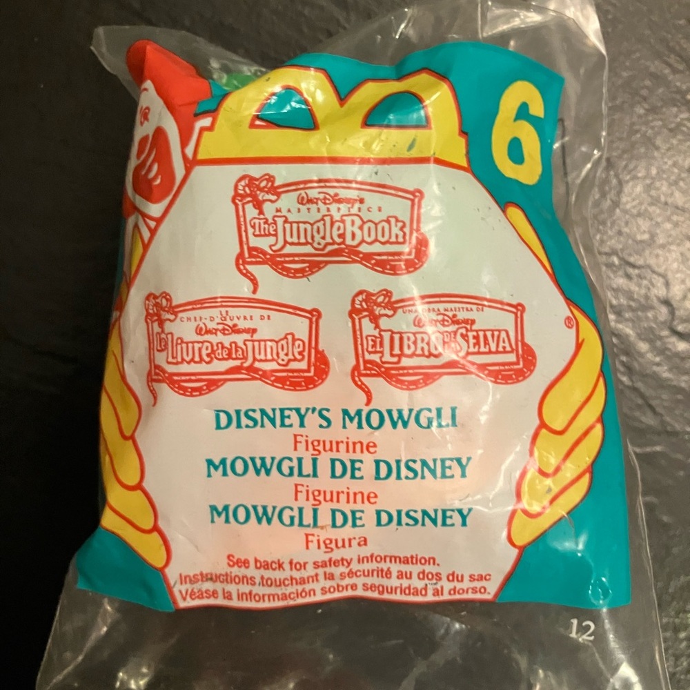 MCDONALDS THE JUNGLE BOOK MOWGLI  #6 New happy meal toy